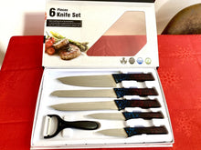Load image into Gallery viewer, 6 Piece Knife Set Premium Kitchen Essential New With Colour Specialties
