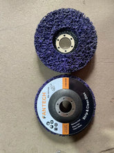 Load image into Gallery viewer, 4-1/2" x 7/8" Polycarbide Abrasive Strip Disc Wheel Paint Rust Removal