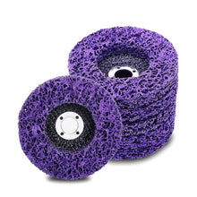 Load image into Gallery viewer, 4-1/2" x 7/8" Polycarbide Abrasive Strip Disc Wheel Paint Rust Removal