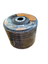 Load image into Gallery viewer, 10 Pack Jumbo 60 Grit Zirconia Flap Disc Grinding Wheels.