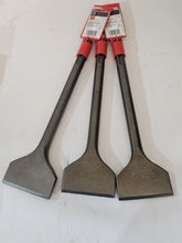 Load image into Gallery viewer, Bosch 3-inch 12-inch SDS-Max Hammer Steel Scaling Masonry Chisel Drill Bit 3pcs