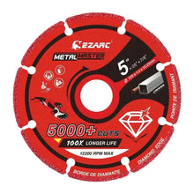 Load image into Gallery viewer, EZARC Diamond Cutting Wheel 5 Inch 125 MM Metal Master Angle Grinder Blade
