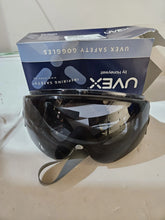 Load image into Gallery viewer, UVEX by Honeywell Stealth Safety Goggles with Uvextreme Anti-Fog Coating Dark
