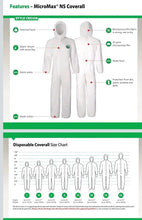 Load image into Gallery viewer, Lakeland MicroMax CNS428 W, Protective Coverall with Hood,  25 pack
