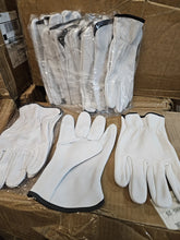 Load image into Gallery viewer, Unlined LG XL Cow Grain Leather Work Gloves, Driver High Quality PPE
