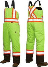 Load image into Gallery viewer, Ripstop Insulated Safety Bib Overall by Tough Duck - Style S876 Yellow XL
