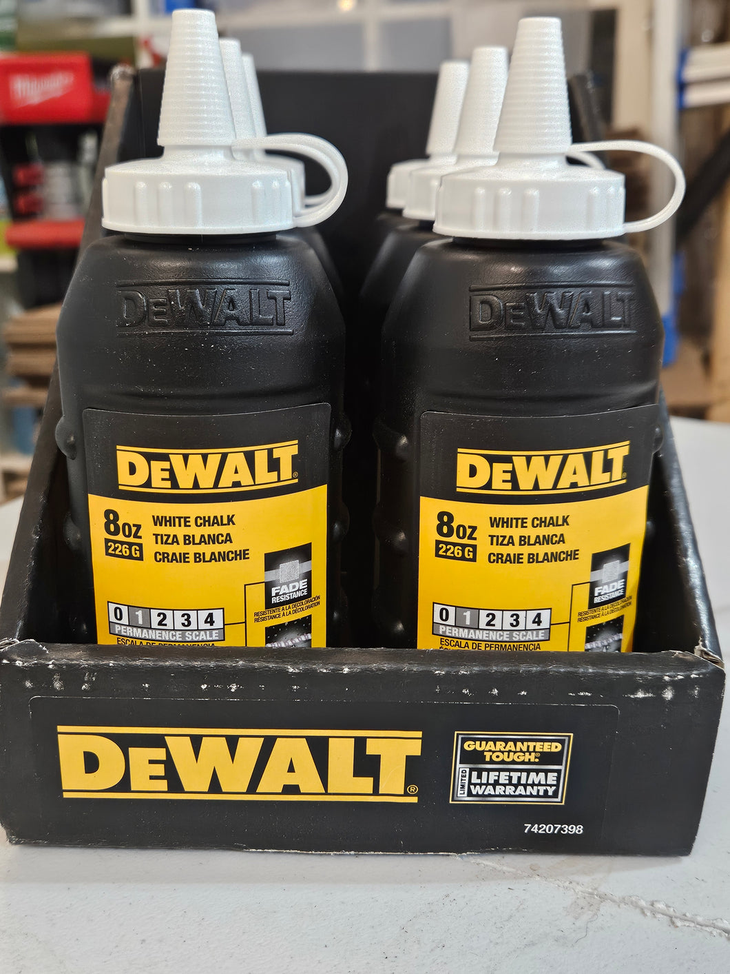 Dewalt White Chaulk 6pcs