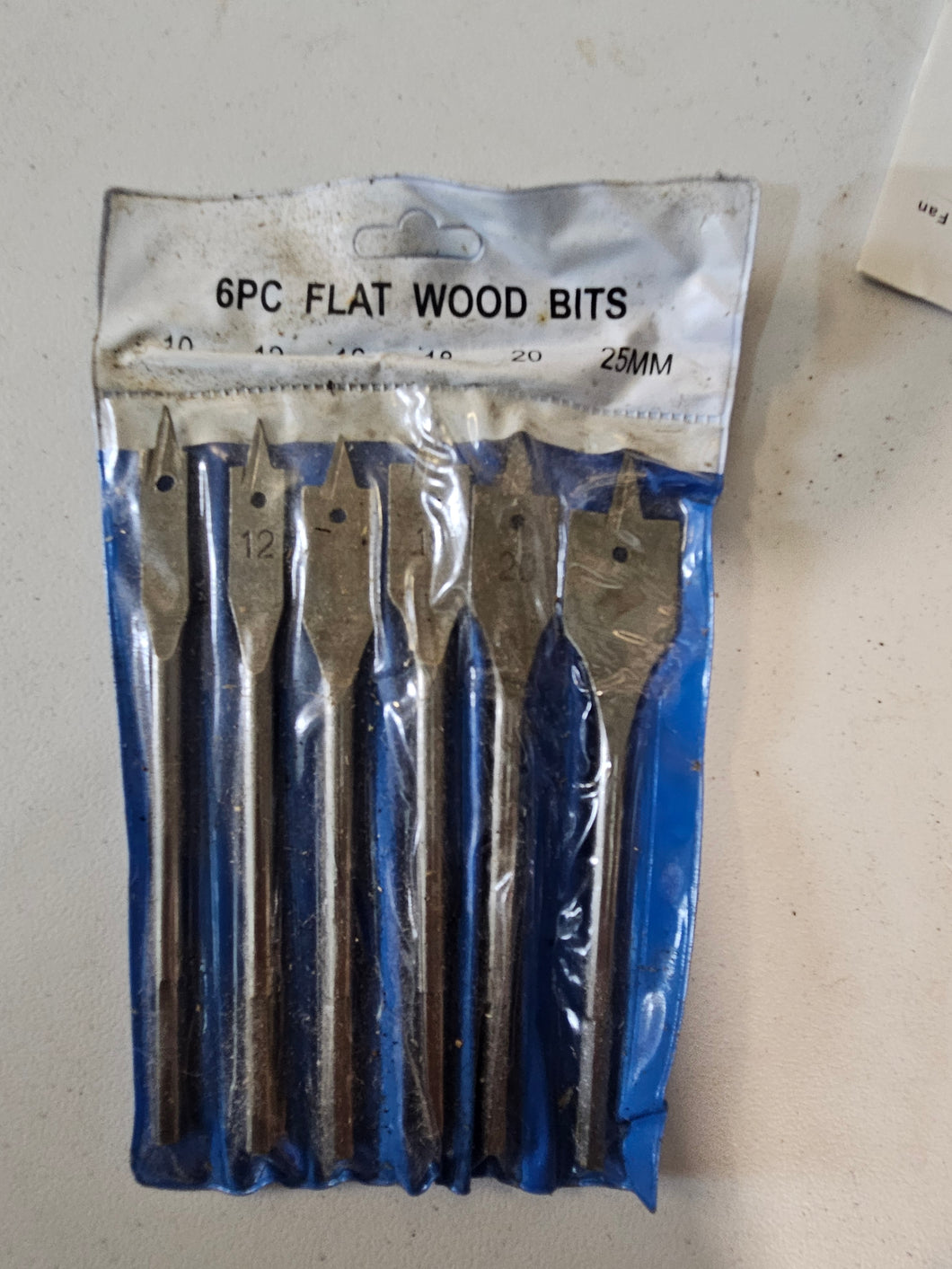 6pc Spade Bits