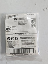 Load image into Gallery viewer, Milwaukee Phillips #2 Impact Bits 25pcs
