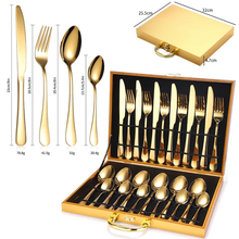 Load image into Gallery viewer, 24 Piece Cutlery set- 6 Persons
