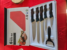 Load image into Gallery viewer, Kitchen Knife Set 6pc
