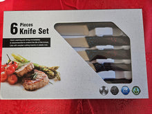 Load image into Gallery viewer, Kitchen Knife Set 6pc
