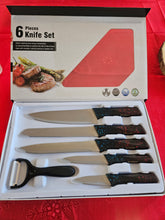 Load image into Gallery viewer, Kitchen Knife Set 6pc
