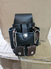 Load image into Gallery viewer, Leather Iron Worker / Carpenter Tool Pouch Electric Bag New Made In CANADA
