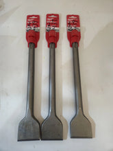 Load image into Gallery viewer, Milwaukee SDS-MAX SLEDGE Scaling Lot Of 3 Pcs 12" X 2" 48-62-4058
