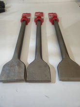 Load image into Gallery viewer, Milwaukee SDS-MAX SLEDGE Scaling Lot Of 3 Pcs 12" X 2" 48-62-4058
