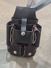 Load image into Gallery viewer, Leather Iron Worker / Carpenter Tool Pouch Electric Bag New Made In CANADA
